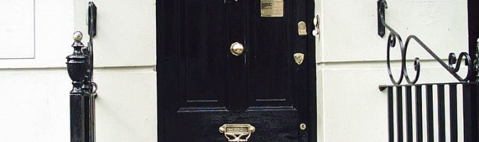 Sherlock Holmes front door